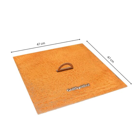 GrillSymbol Lid for Fire Pit 50 x 50 cm
