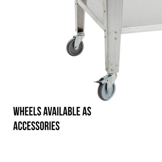 GrillSymbol Wheels for outdoor kitchen module (4 pcs x 100mm)