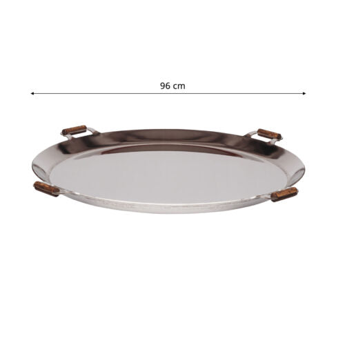GrillSymbol Stainless Steel Paella pan ø 96 cm