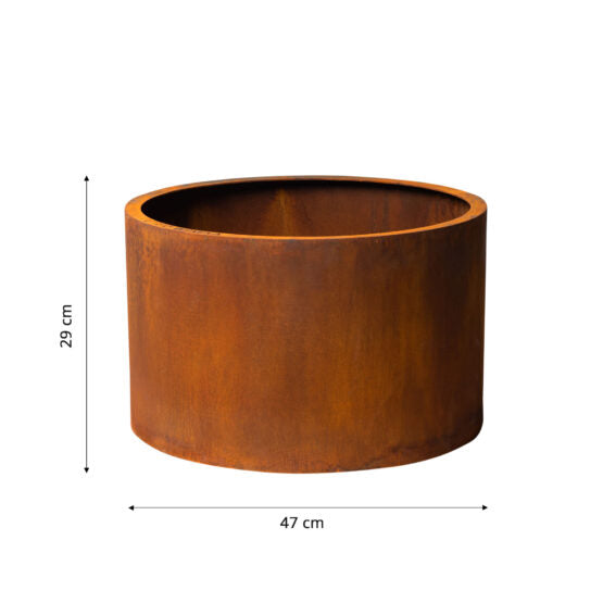 GrillSymbol Corten Steel Planter Mia-S - 47 cm