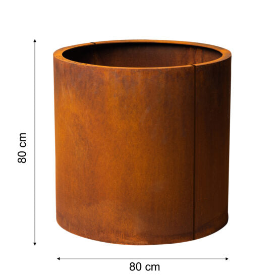 GrillSymbol Corten Steel Planter Myy XXL - 80 cm