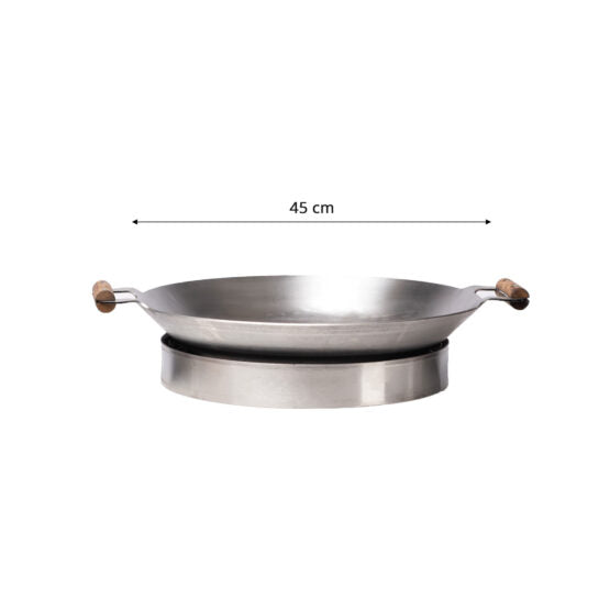 GrillSymbol Cataplana pan+adapter WS-545 inox CAT