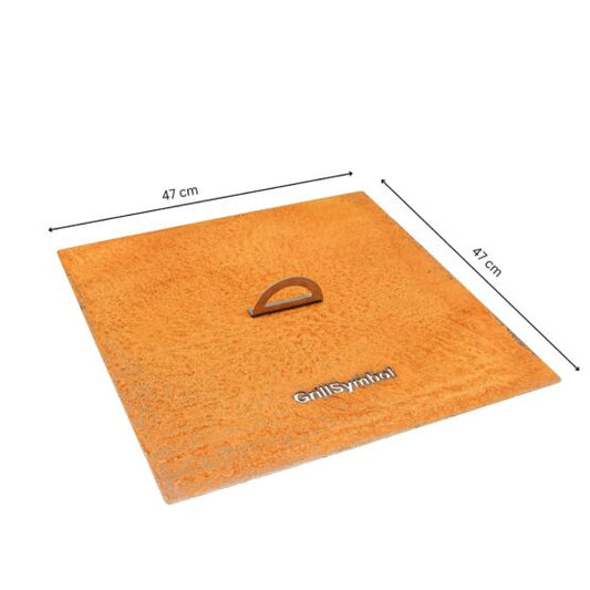 GrillSymbol Lid for Fire Pit 50 x 50 cm
