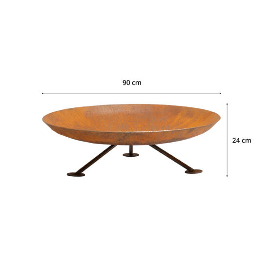 GrillSymbol Corten Steel Fire Pit Alta XL - 90 cm