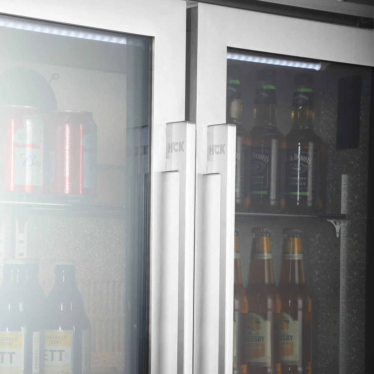 Double Glass Door Outdoor Cooler