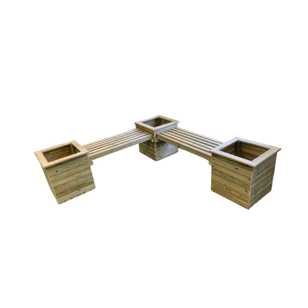 Corner Planter Bench