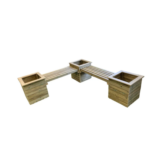 Corner Planter Bench