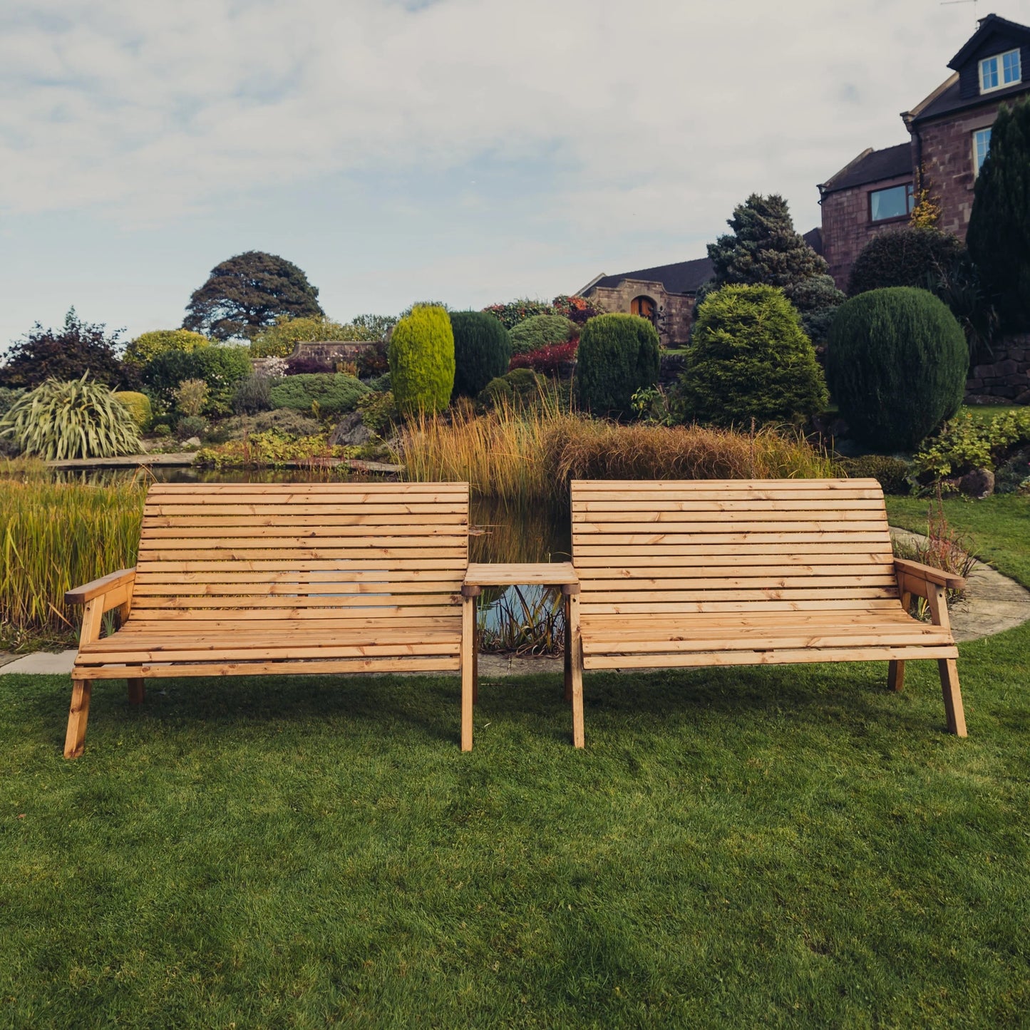 Valley 6 Seat Set 2 X 3 Seat Benches Straight