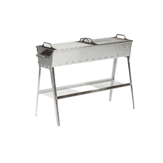 GrillSymbol Charcoal Grill Naked Chef Silver