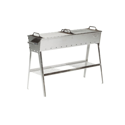 GrillSymbol Charcoal Grill Naked Chef Silver