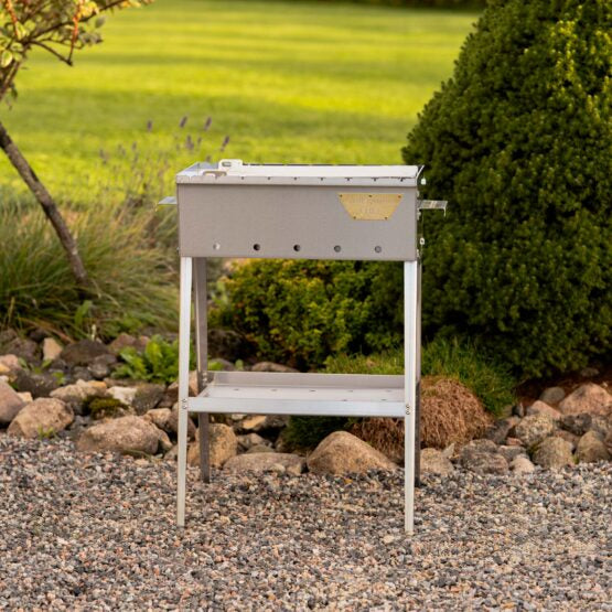 GrillSymbol Charcoal Grill Naked Chef XS Silver