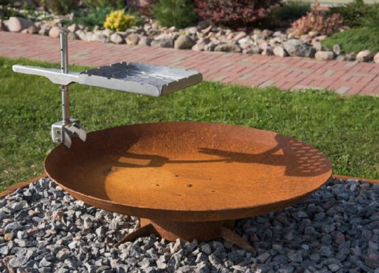 GrillSymbol Corten Steel Fire Pit Chiaro XL - 91 cm