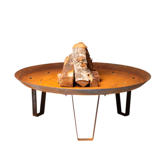 GrillSymbol Corten Steel Fire Pit Elegante XL - 95 cm