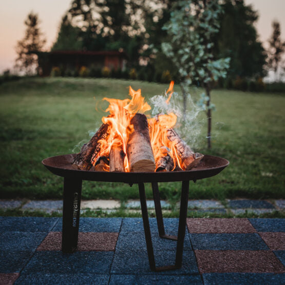 GrillSymbol Corten Steel Fire Pit Elegante - 72 cm