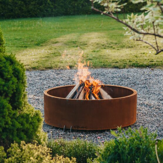 GrillSymbol Corten Steel Fire Pit Elias - 88 cm