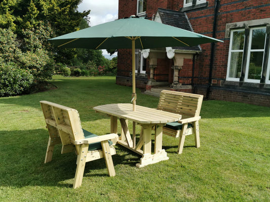Ergo Table Bench Set - Sits 4