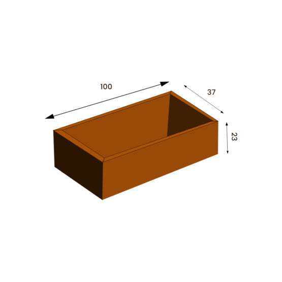 GrillSymbol Corten Steel Freja Planter