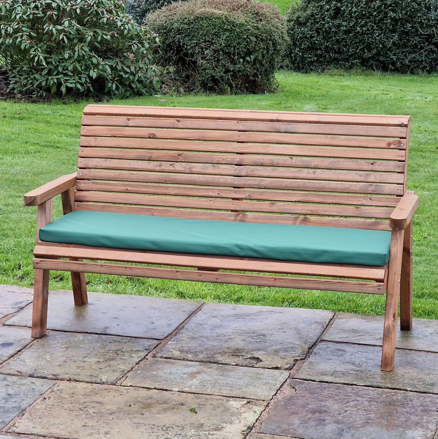 Green Seat Cushions - Water Resistant