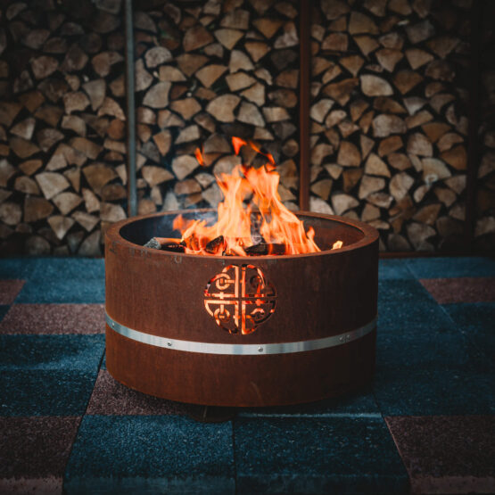 GrillSymbol Corten Steel Fire Pit Lucas Mini - 60 cm