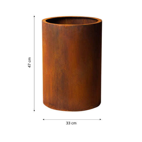 GrillSymbol Corten Steel Planter Meri-S - 33 cm