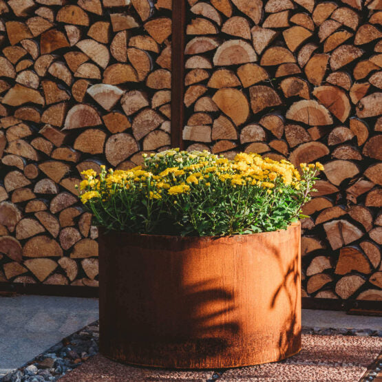 GrillSymbol Corten Steel Planter Mia-S - 47 cm