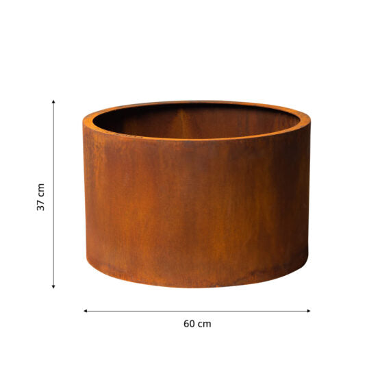 GrillSymbol Corten Steel Planter Mia - 60 cm