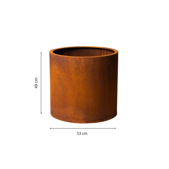 GrillSymbol Corten Steel Planter Myy - 53 cm