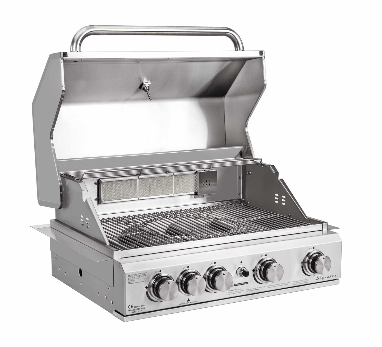 Signature 4 Burner Hybrid Stainless Steel – Built In