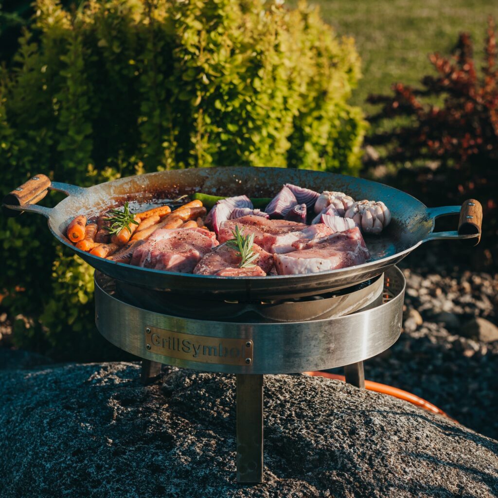 GrillSymbol Paella Cooking Set PRO-460 inox