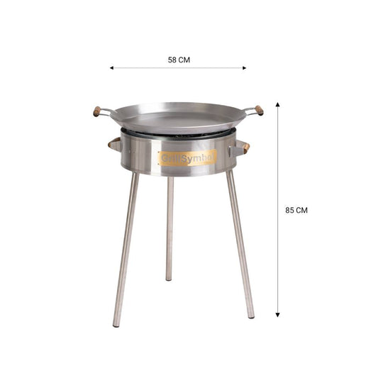 GrillSymbol Paella Cooking Set PRO-580