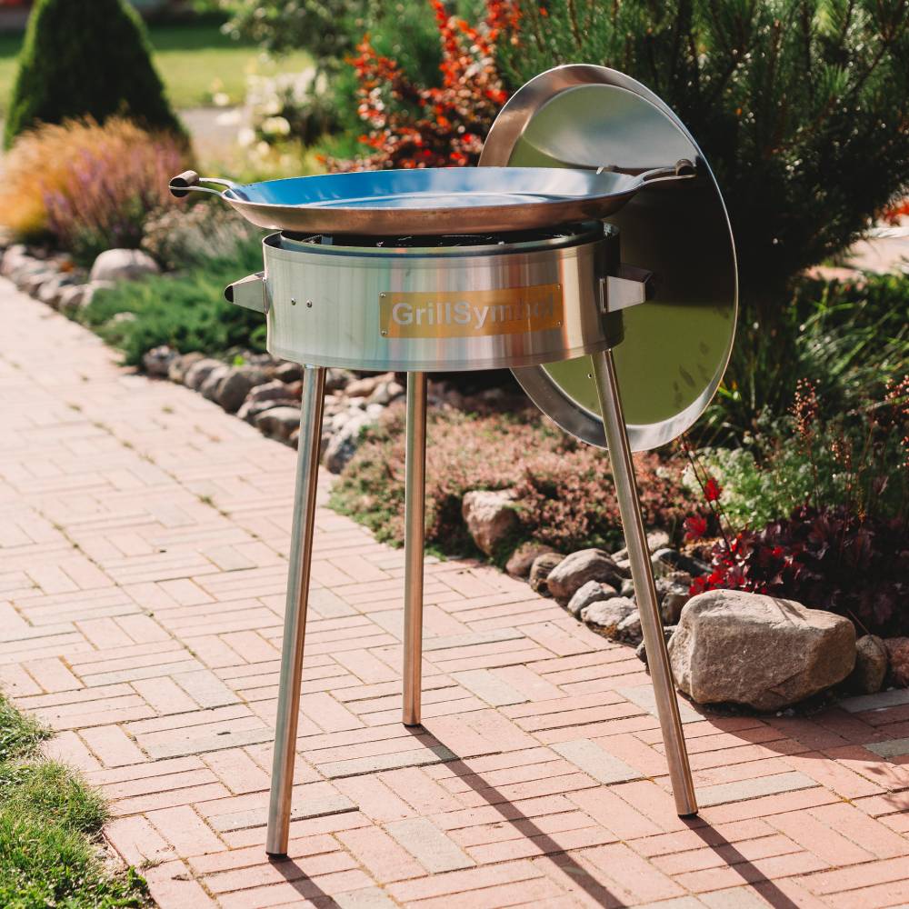 GrillSymbol Paella Cooking Set PRO-580 inox