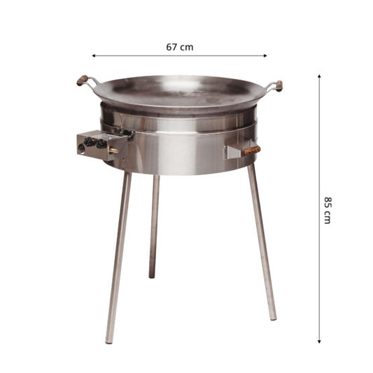GrillSymbol Paella Wok Set PRO-675