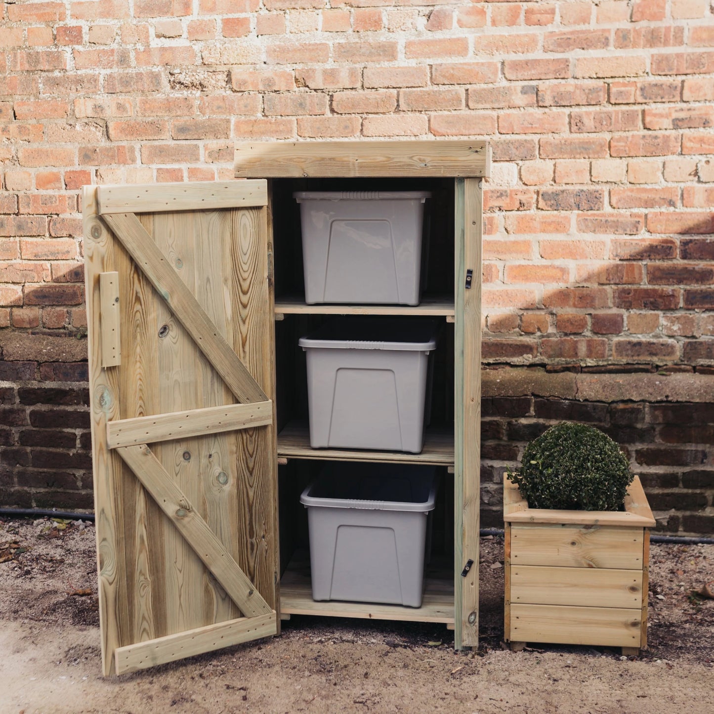 Recycle Bin Storage - With Door