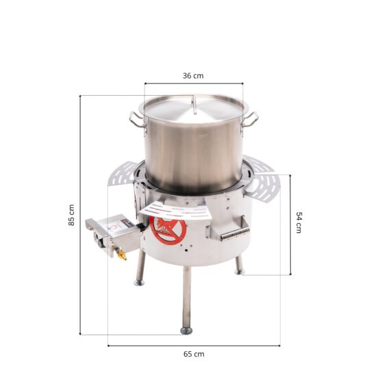 GrillSymbol Soup Station with Gas Burner 36 L