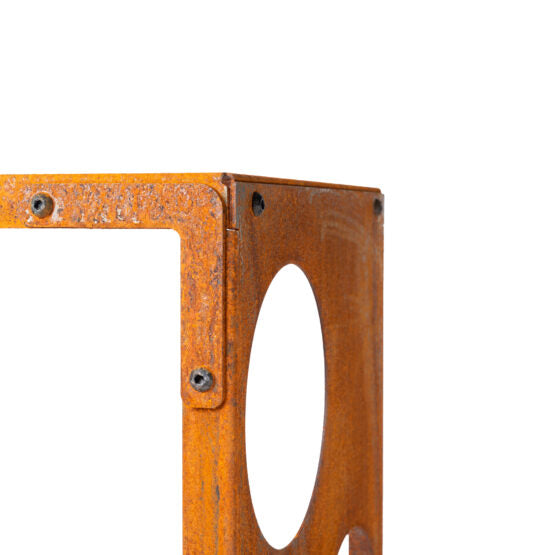 GrillSymbol Corten Steel Firewood Rack WoodStock S 60*37*53 cm
