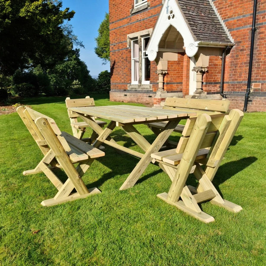 Ashcombe Table Set Sits 6