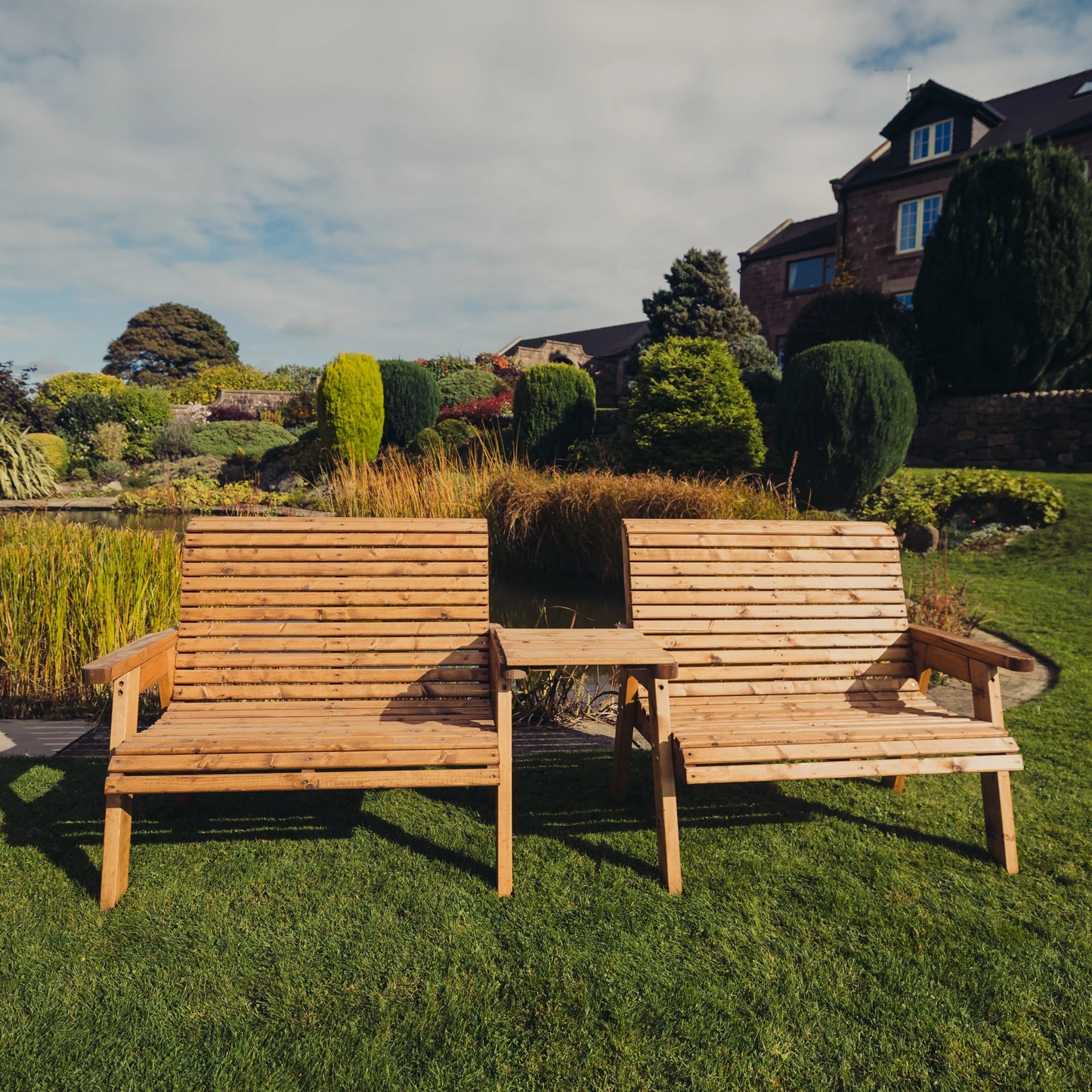 Valley 4 Seat Set 2 X 2 Seat Benches Straight