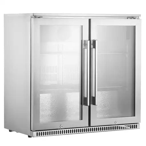 Double Glass Door Outdoor Cooler