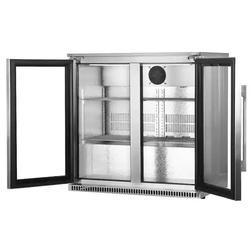 Double Glass Door Outdoor Cooler