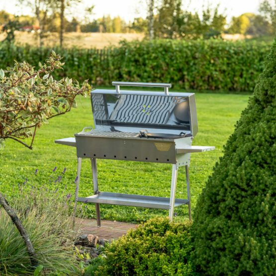 GrillSymbol Charcoal Grill Chef Silver
