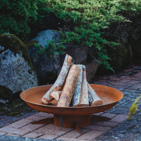 GrillSymbol Corten Steel Fire Pit Chiaro - 67 cm