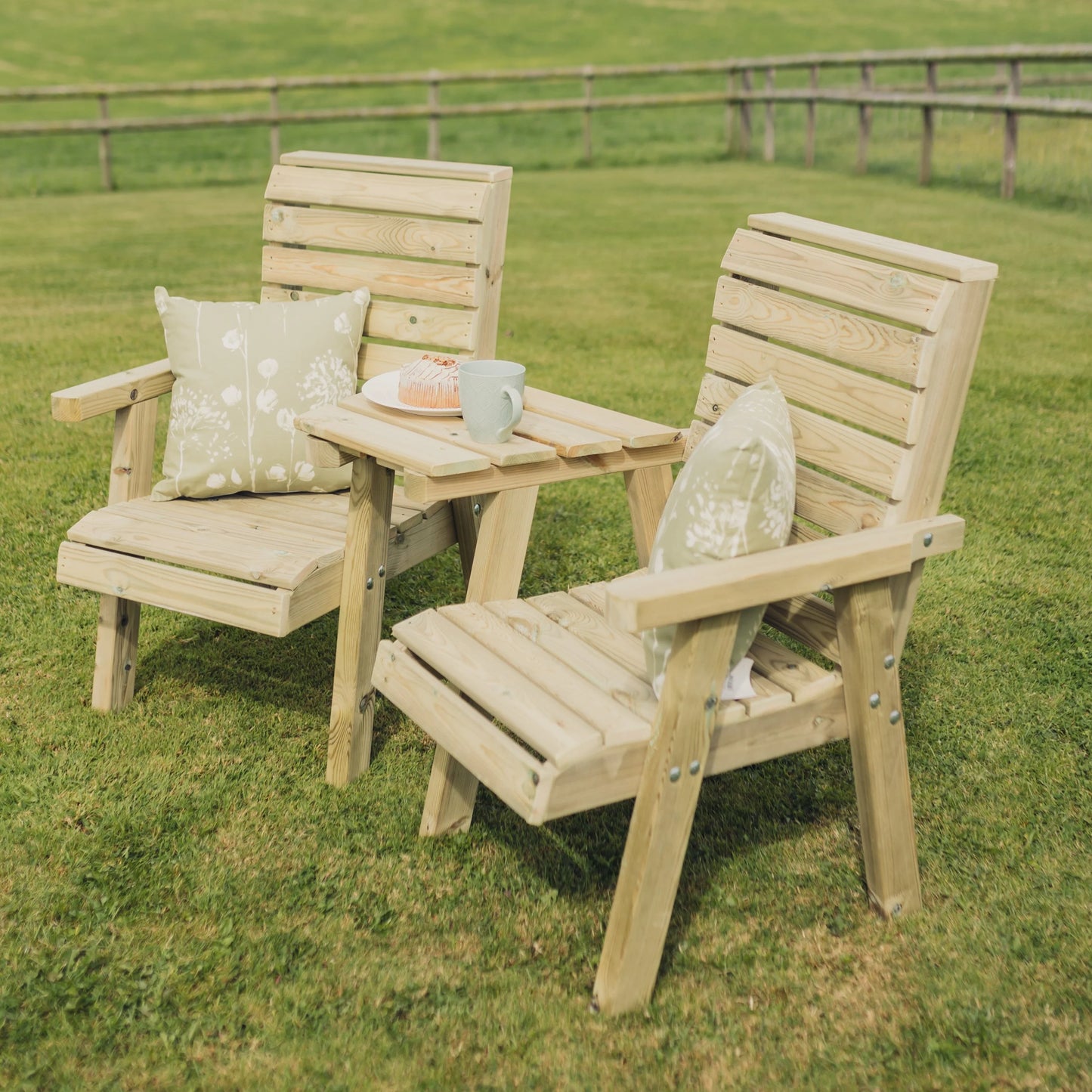 Clover Love Seats Angled