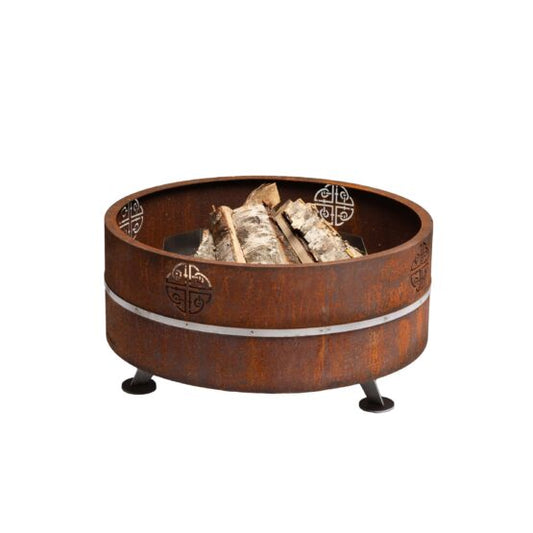 GrillSymbol Corten Steel Fire Pit Lucas - 95 cm