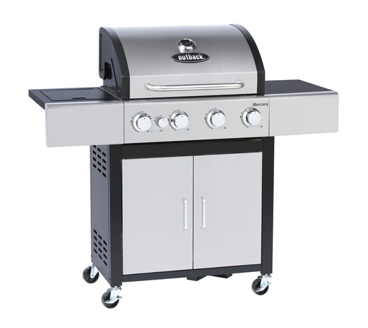 Mercury 4 Burner – Stainless Steel