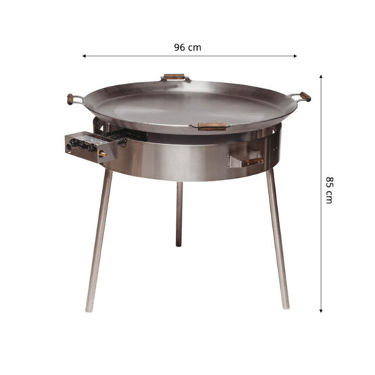 GrillSymbol Paella Cooking Set PRO-960 inox