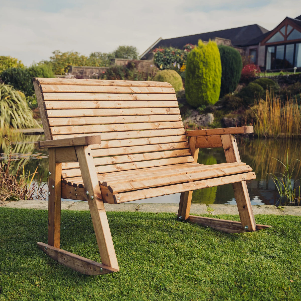 Long Bench Rocker Valley Rocking Bench – Garden Of Greatness