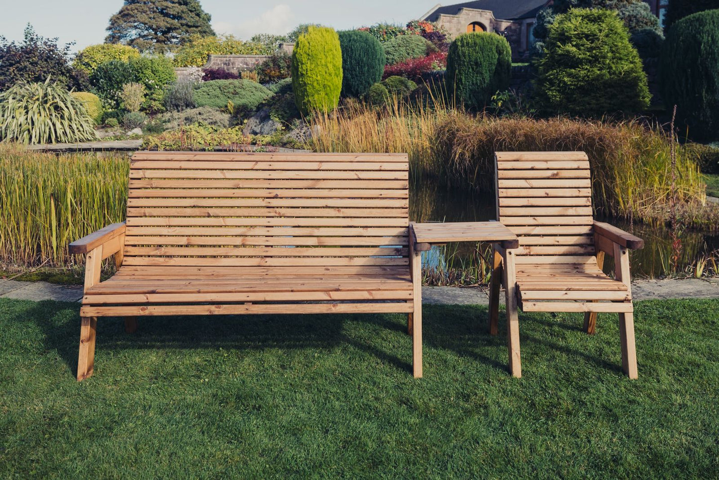 Valley 4 Seat Set 1 X Chair 1 X 3 Seat Bench Straight