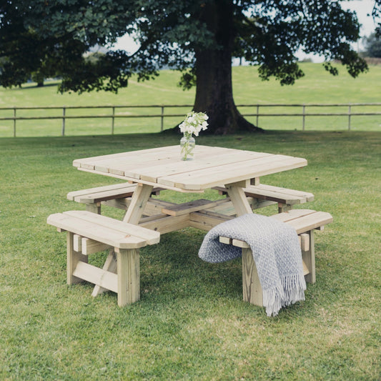 Westwood Square 8 Seat Picnic Table
